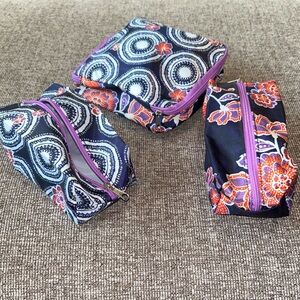 Set of 3 new cosmetic bags